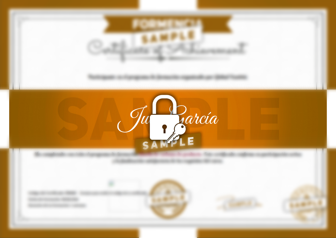 Certificado Huella de carbono de producto de Muestra