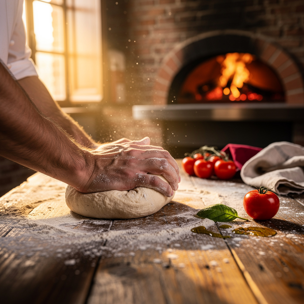 Masa y Cocción de Pizza Italiana