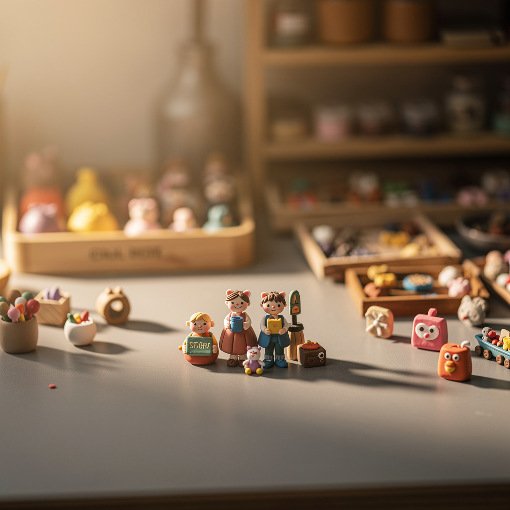 Miniaturas y accesorios con arcilla polimérica