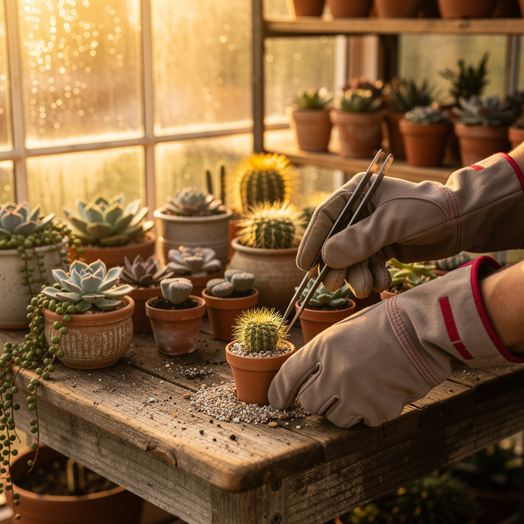 Colección de Suculentas y Cactus