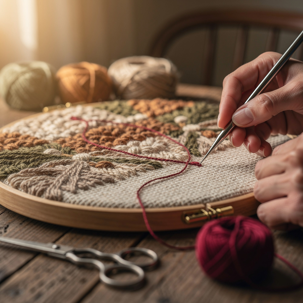 Bordado con Punch Needle