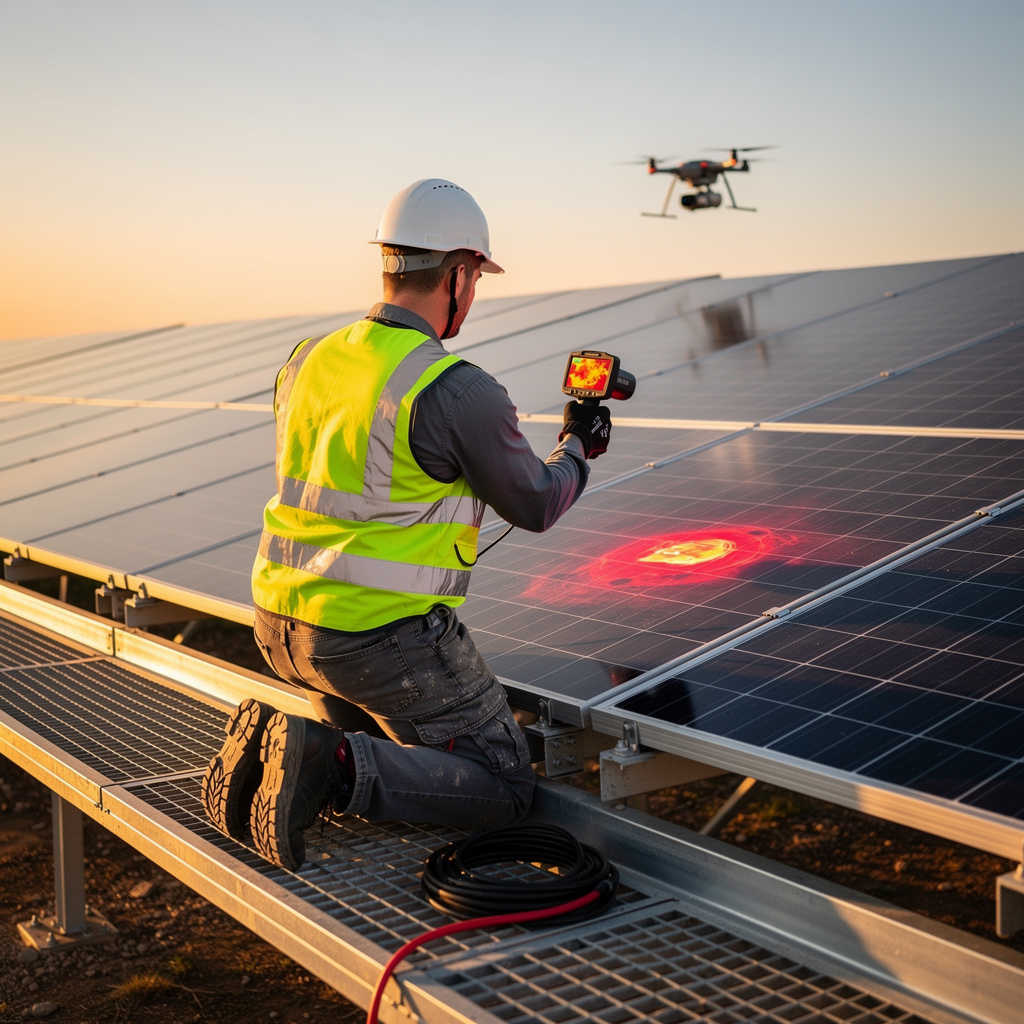 Planificación de mantenimiento de plantas solares