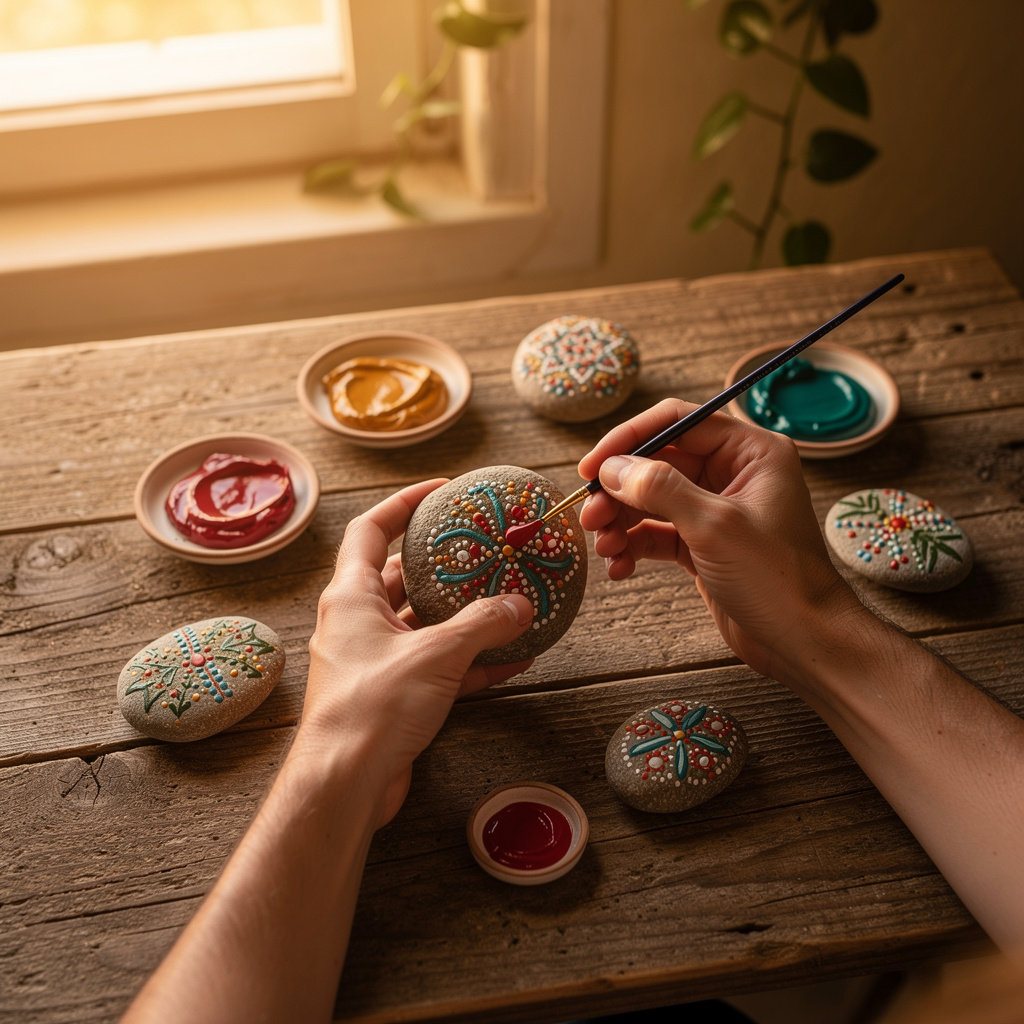 Pintura en piedras