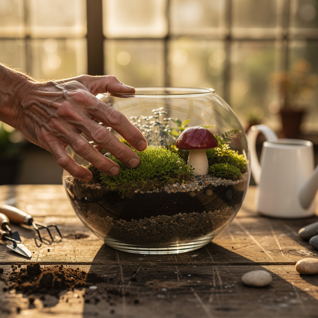 Terrarios y jardines en miniatura
