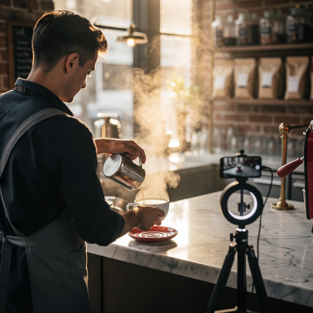 TikTok para cafeterías