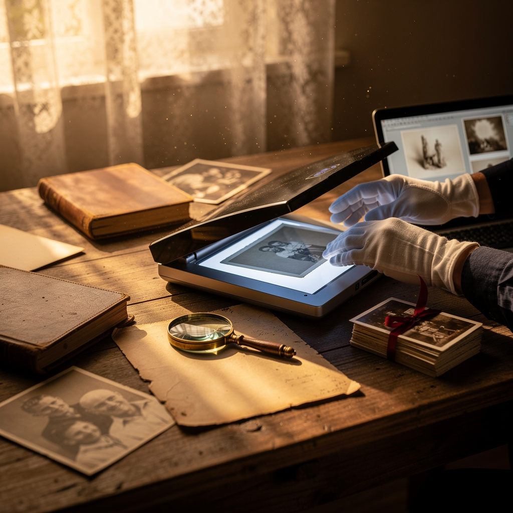 Digitalización de archivos familiares