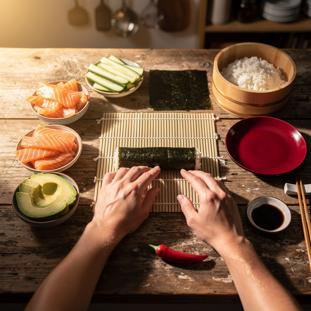 Sushi en casa
