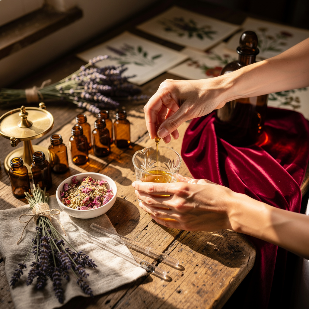 Elaboración de perfumes caseros