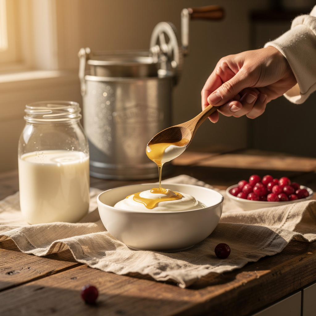Yogur y helado caseros