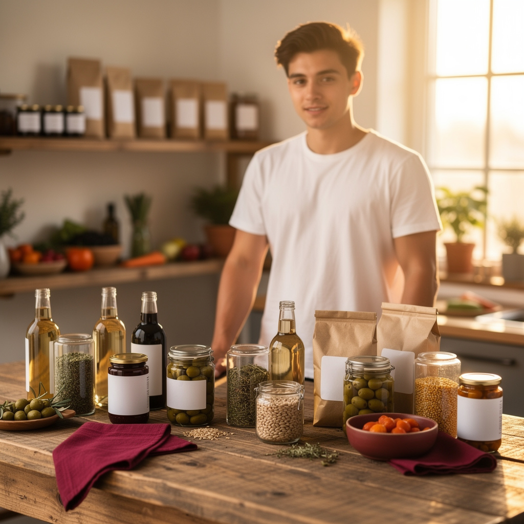 Lanzamiento de marca de alimentos local