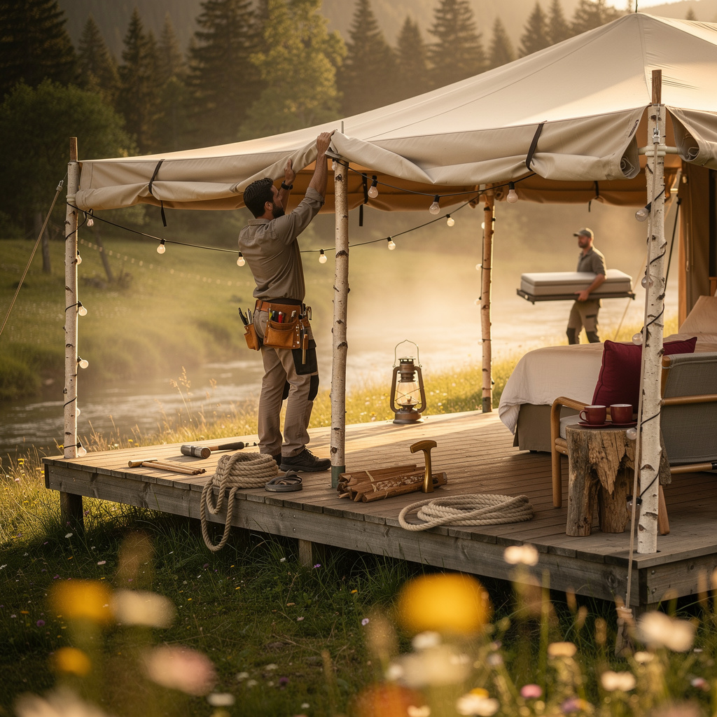 Montar un glamping