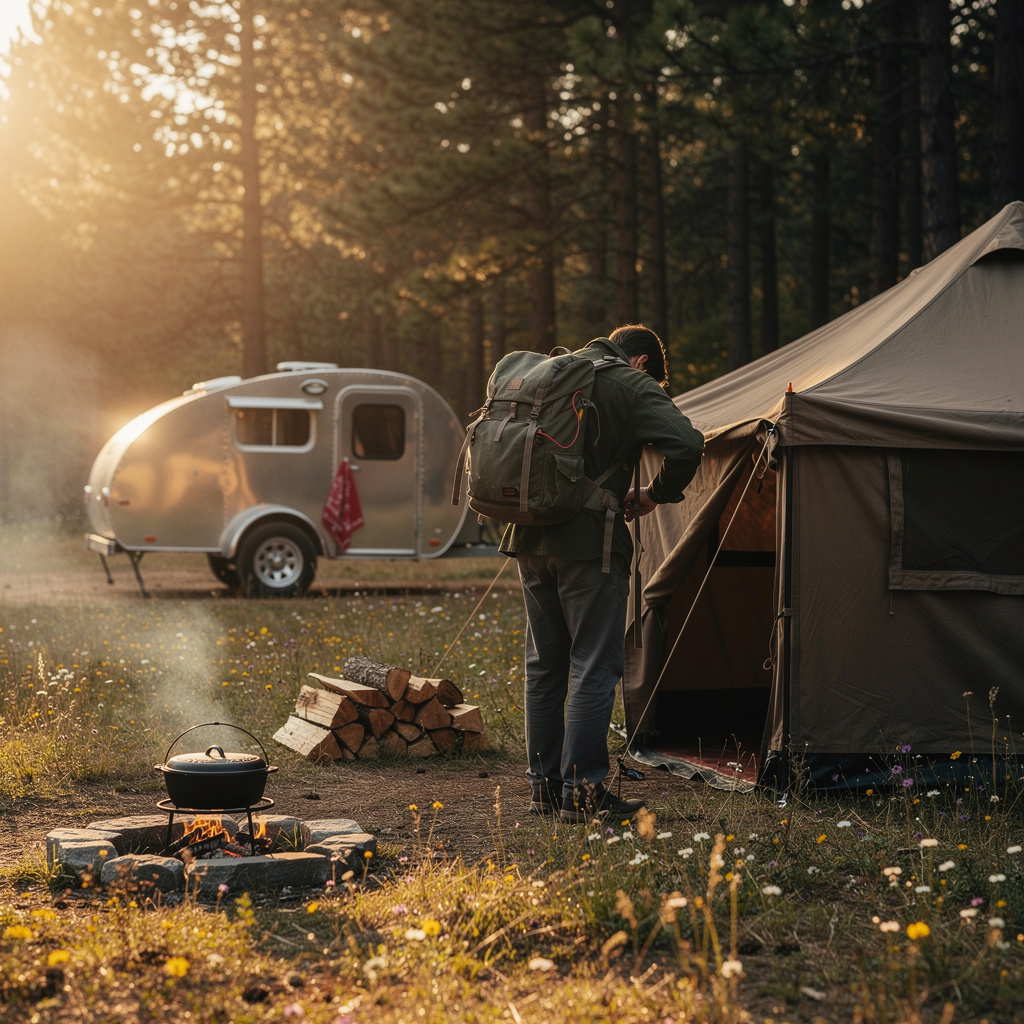 Montar un camping