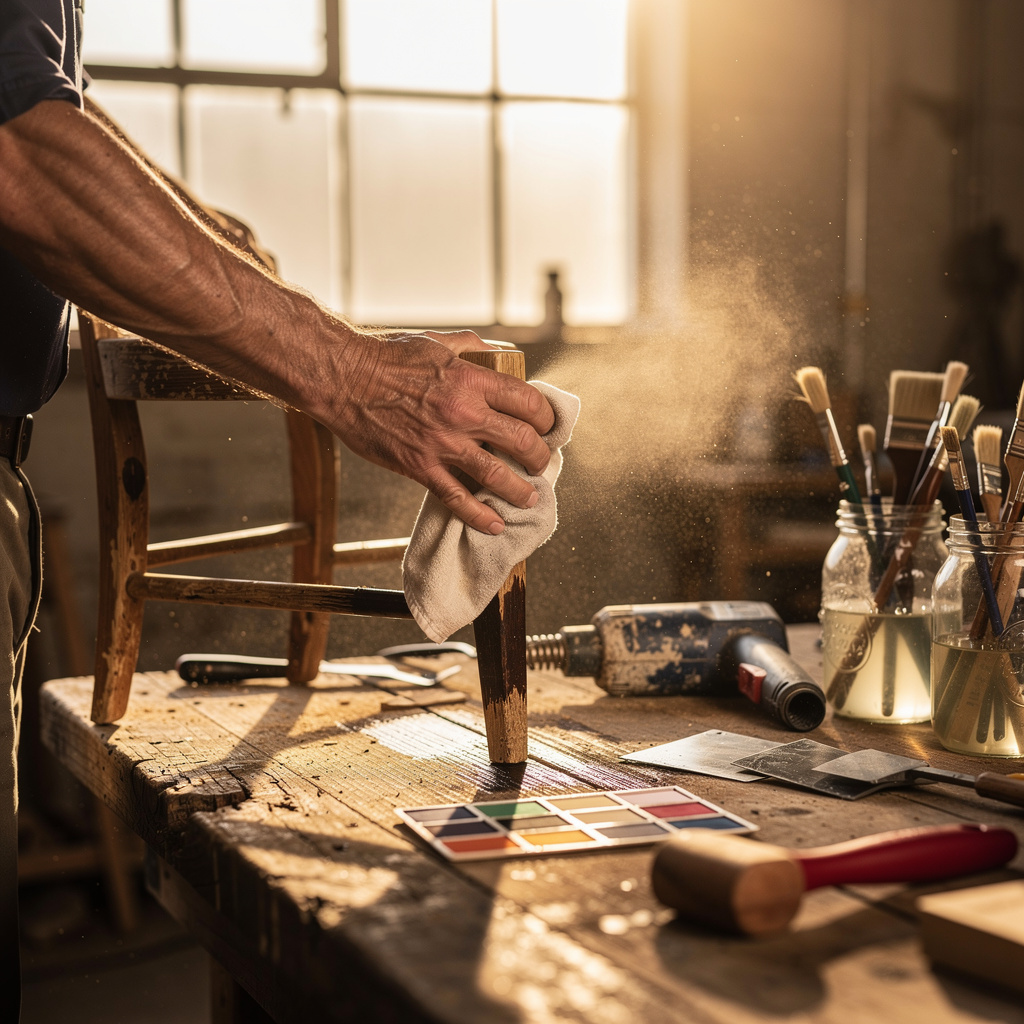 Negocio de restauración de muebles