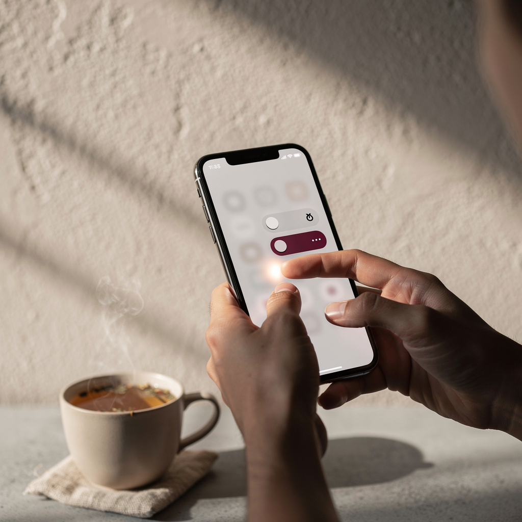 Configuración del teléfono sin distracciones