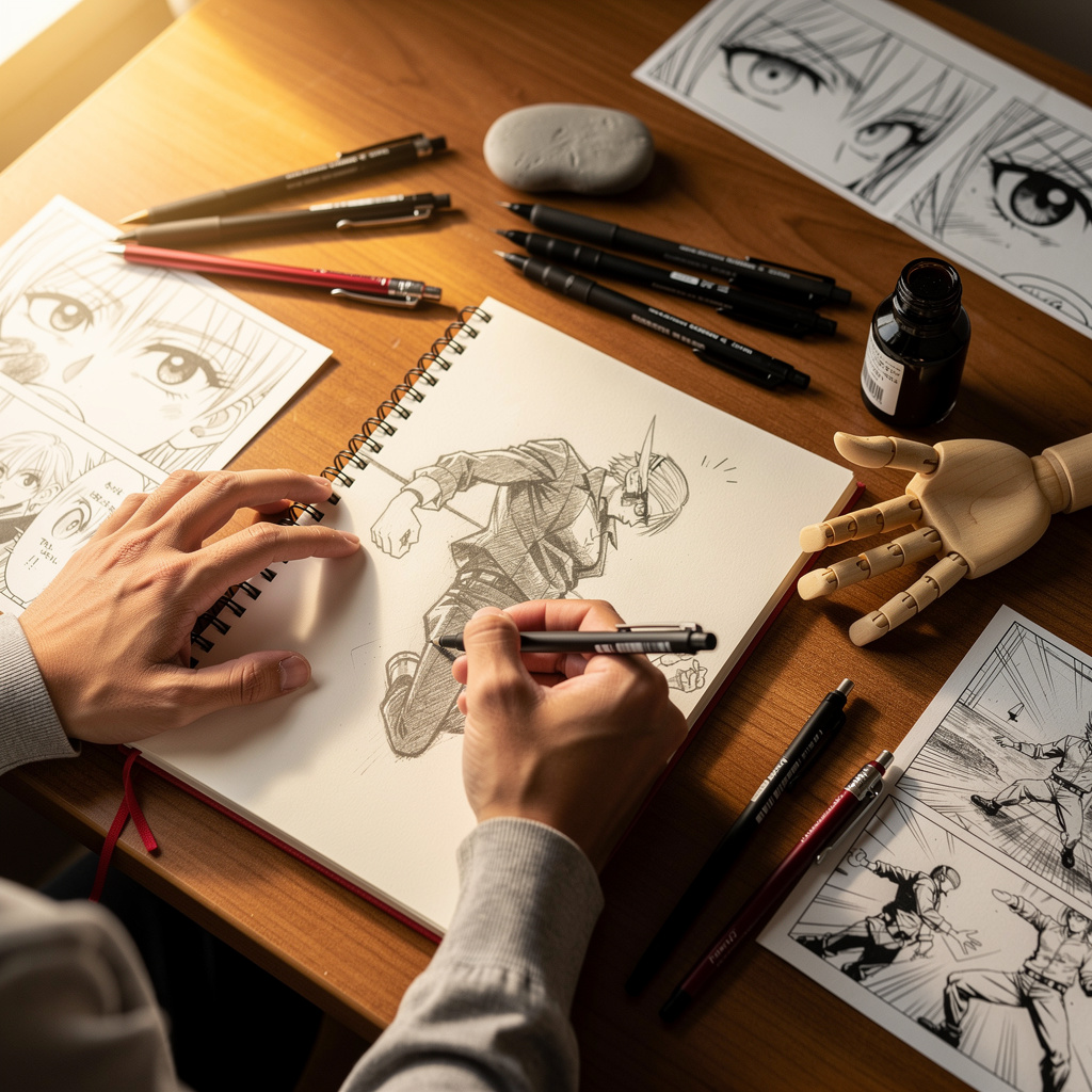 Fundamentos del dibujo manga