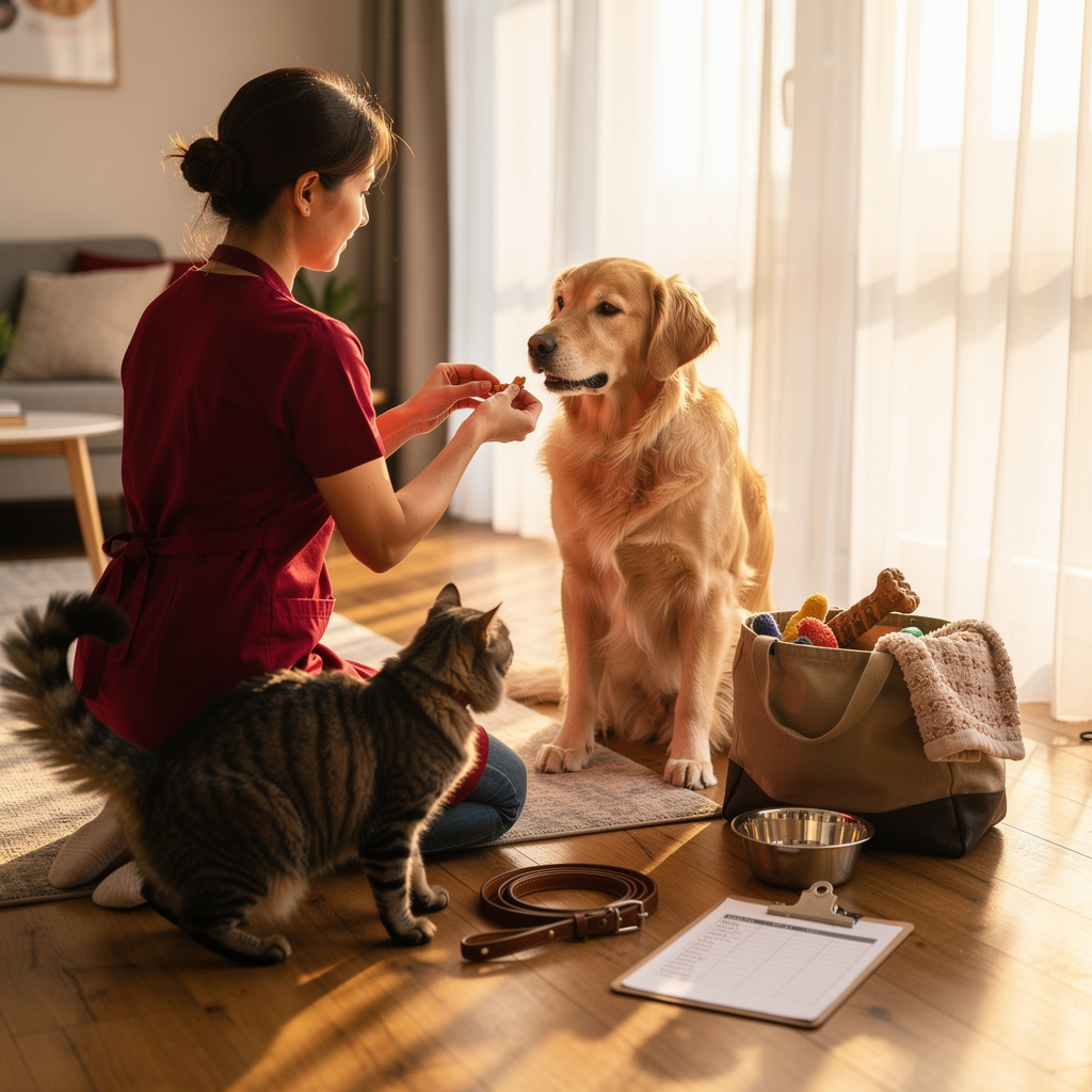 Carrera y habilidades de pet sitter