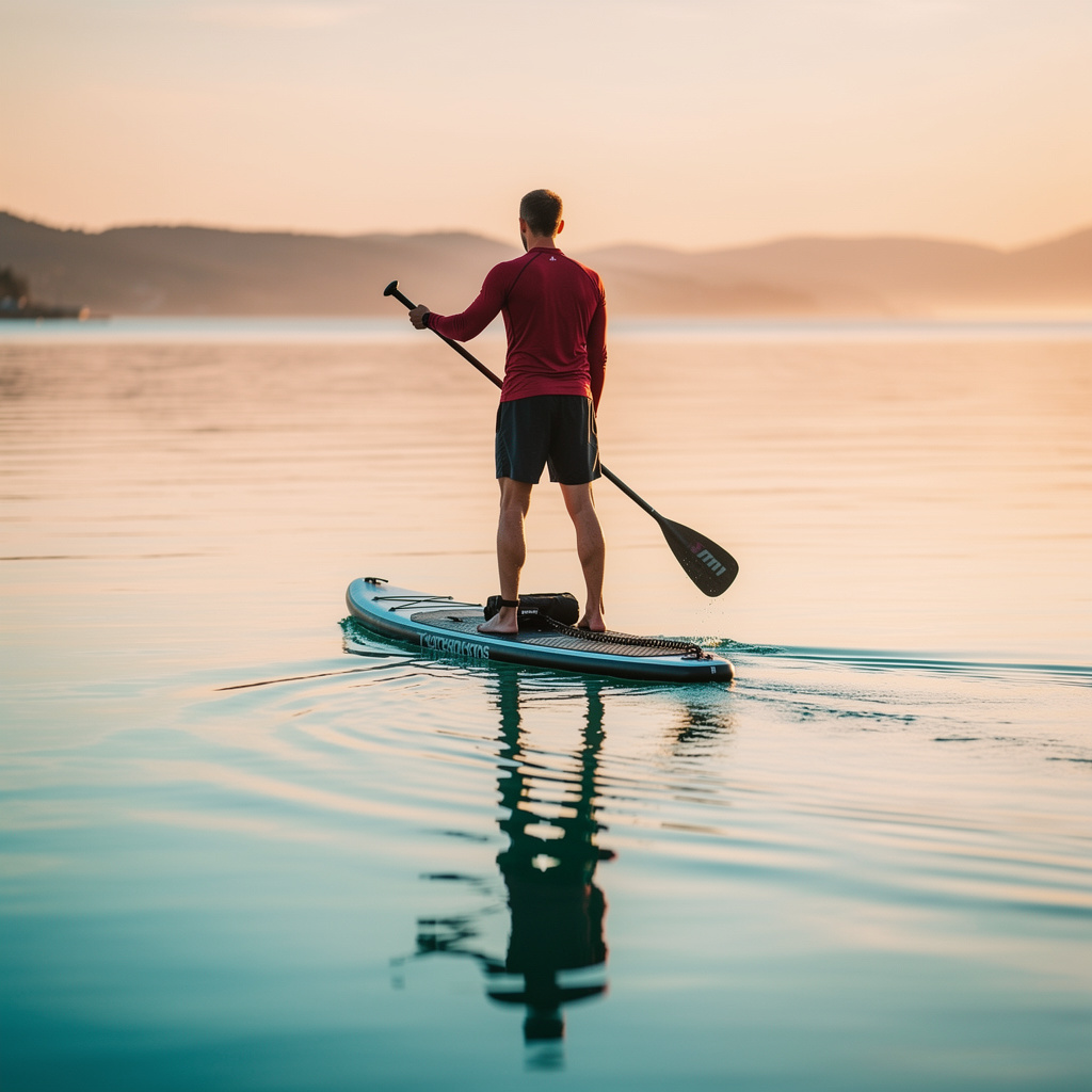 Paddle surf