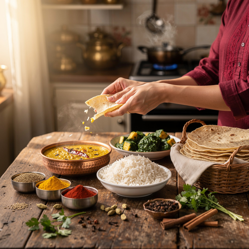 Cocina casera india