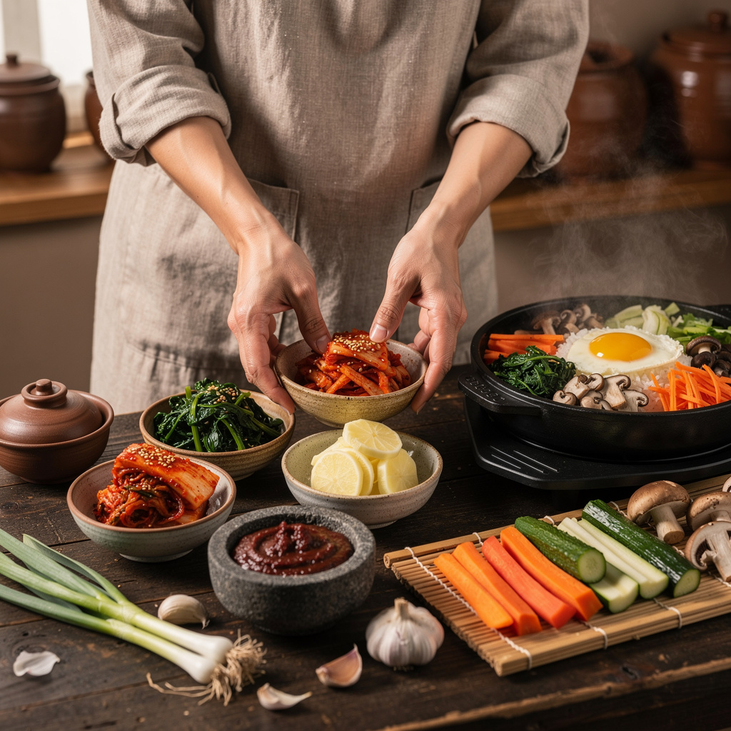 Cocina coreana básica