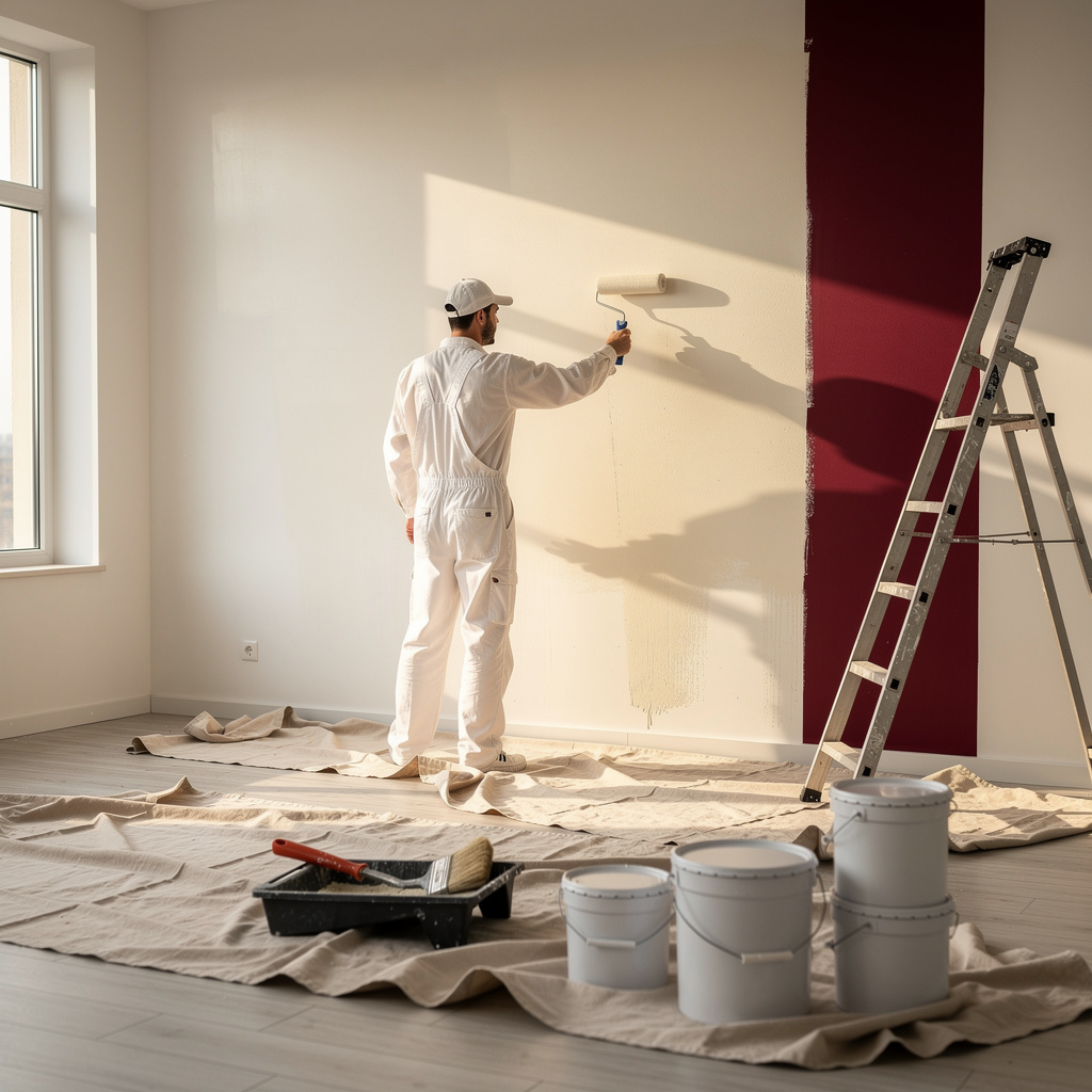 Pintura de habitaciones como profesional