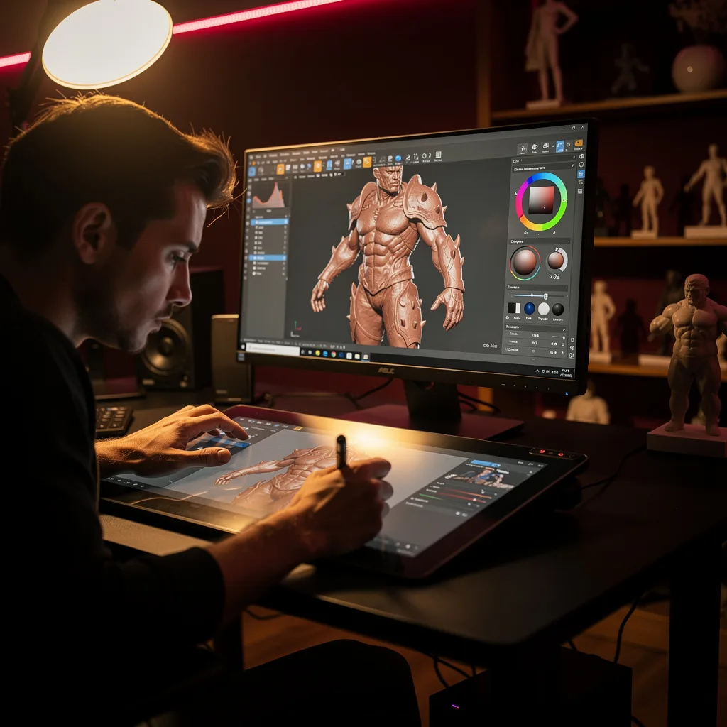 Escultura Digital de Personajes en ZBrush