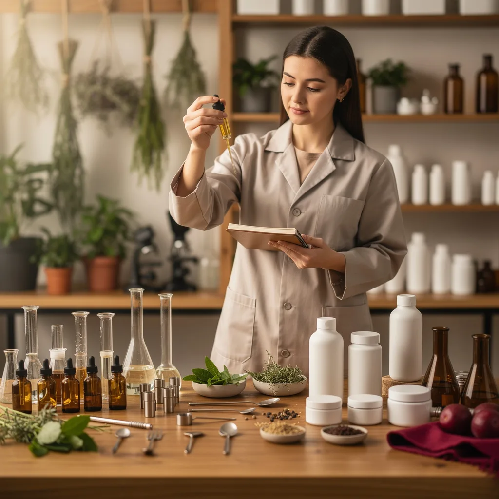 Elaboración de Productos Herbales Naturales