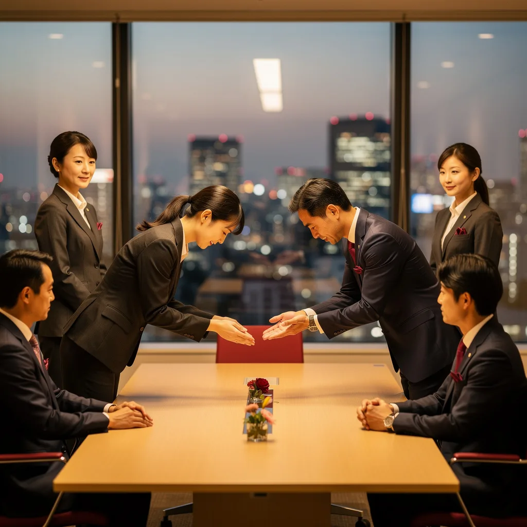 Etiqueta Empresarial Japonesa