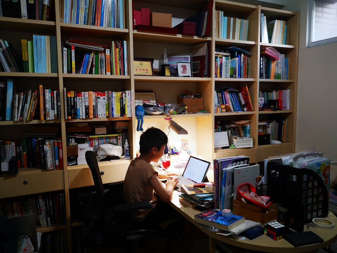 busy professional organizing desk