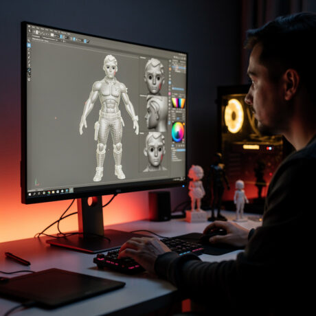 Escultura de Personajes en Blender